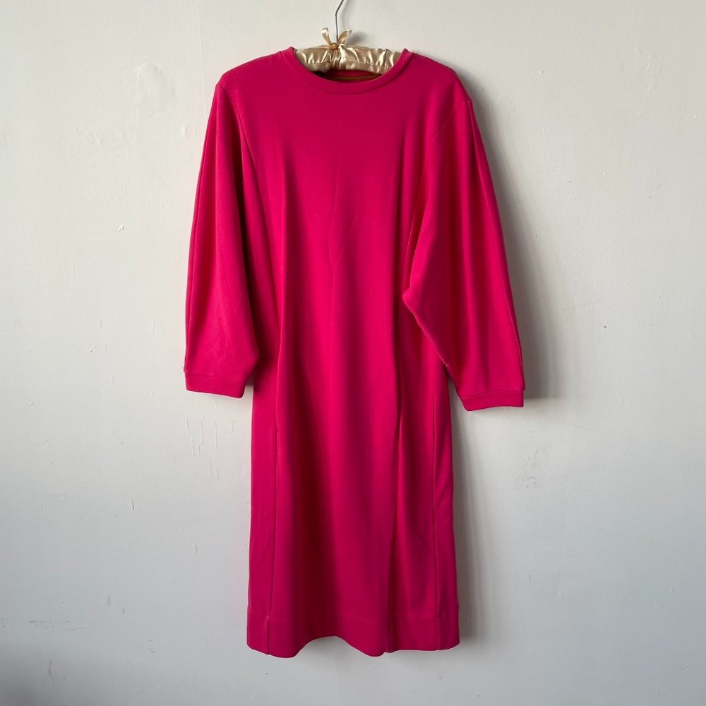 Hot Pink Plush Dress